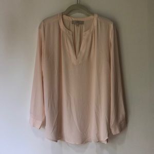 Loft sheer blush blouse
